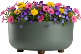 PLASTOVÝ KVETINÁČ TERRA 30X14,5 CM MÄTOVÁ