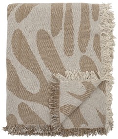 Bloomingville Prehoz z recyklovanej bavlny Alk Brown 130 × 160 cm