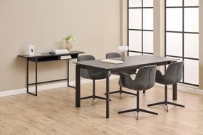 Rozkladací jedálenský stôl Palermo 180/240 cm čierny