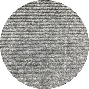 Vopi koberce Kusový koberec Quick step šedý guľatý - 57x57 (průměr) kruh cm