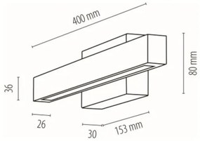 Spot-Light 19911104 - LED kúpeľňové nástenné svietidlo AQUAVIVA LED/6W/230V IP44