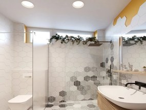 LED2 2250431 ZETA XS okrúhle zápustné bodové svietidlo 90mm 7W/580lm 3000K biela