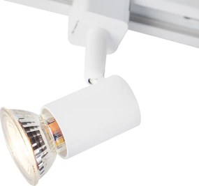 Inteligentný koľajnicový systém biely 1-fázový 5-svetlo vrátane Wifi GU10 - Jeany