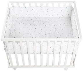Biela detská ohrádka 100x75 cm Sternenzauber – Roba