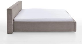 Dvojlôžková posteľ bucca 180 x 200 cm menčester taupe MUZZA