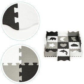 WELLHOX Hracia penová podložka pre deti "zvieratká a tvary"