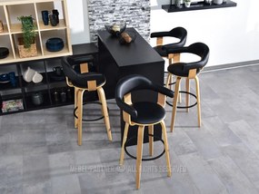 Stolička Herbert (dub čierny). Akcia -20%. Vlastná spoľahlivá doprava až k Vám domov. 1110591