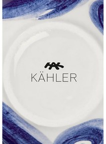 Modrá ručne maľovaná váza z kameniny Tulle – Kähler Design