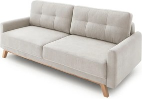 Béžová rozkladacia pohovka Bobochic Paris Balio Enjoy