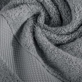 BAVLNENÝ UTERÁK LORITA 70X140 CM TMAVOSIVÁ