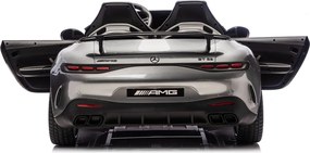 LEAN CARS Autobatéria Mercedes GT63 AMG DK-GT63 24V LCD šedá lakovaná