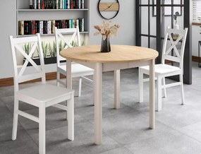 Rozkládací jídelní stůl Dante I 102/144 cm dub cremona torro/kašmír