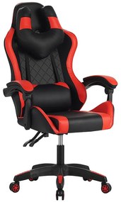 Kreslo pre Hráča Archip 8686 čierna/červená