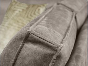 Svetlohnedá rohová sedacia súprava MICA Varianta sedačky: Ľavý roh