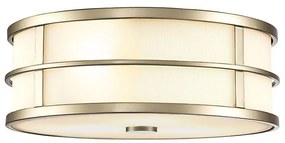 Feiss FE-FUSION-F-PNBR - Stropné svietidlo FUSION 3xE27/40W/230V priemer 34,3 cm zlaté