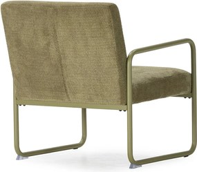 Zelené ženilkové kreslo Vince – MOME