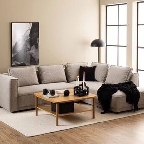 Konferenční stolek Banbury 90 cm dub přírodní lakovaný