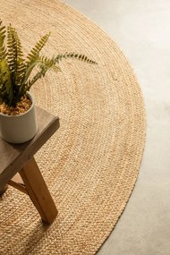 Koberec Hanse Home Jute Braided Rangpur naturálny / zlatý