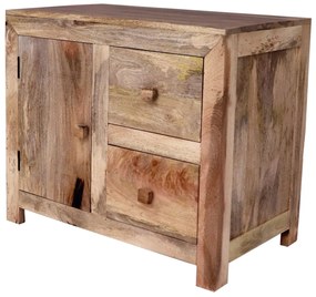 furniture-nabytek.cz - Masívna skrinka pod umývadlo 80x70x45 z mangového dreva