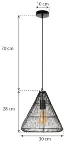 Dekorstudio Retro stropná lampa Loft LH2065