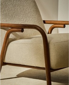 Béžové ženilkové kreslo Sylo – Kave Home