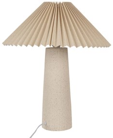 Béžová keramická lampa MUSHROOM Ø36