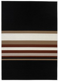 Koberec Horizon: Čierna 80x260 cm