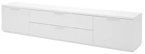TV skrinka biela MUNDI 240 cm
