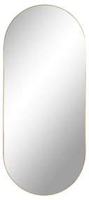 Nástenné zrkadlo s rámom v zlatej farbe House Nordic Jersey, 35 x 80 cm