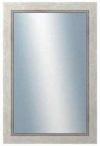 DANTIK - Zrkadlo v rámu, rozmer s rámom 40x60 cm z lišty CARRARA biela (2896)