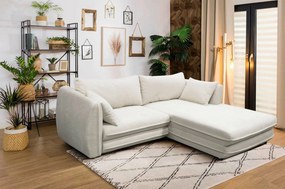 XXXLutz ROHOVÁ SEDAČKA, textil, krémová MID.YOU - Sedačky - 001574005809