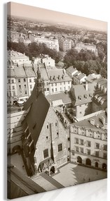 Artgeist Obraz - Cracow: Old City (1 Part) Vertical Veľkosť: 20x30, Verzia: Na talianskom plátne