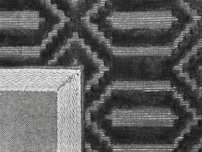 Viskózový koberec 160 x 230 cm tmavosivý ADATEPE Beliani