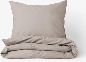 Goldea bavlnené posteľné obliečky - sivohnedé 140 x 220 a 70 x 90 cm