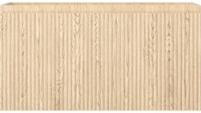 Mexen Rivel, kúpeľňová skrinka 90 cm, 1 zásuvka, drážkovaná, dub, 91A20-09047-1-BF81