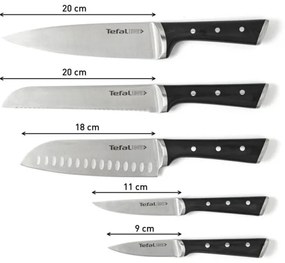 Tefal - Sada kuchynských nožov v stojane ICE FORCE 6 ks