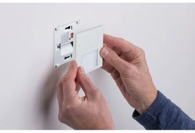 Paulmann 80002 - LED/1W Schodiskové svietidlo so senzorom TSARO 230V Lead/biela