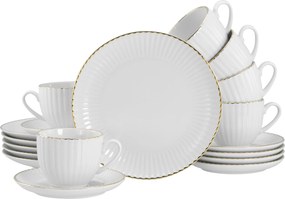 XXXLutz KÁVOVÝ SERVIS Allegra Goldband 18-dielne Creatable - Online Only bytové doplnky - 007768063603