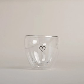 Eulenschnitt Sklenený hrnček Heart Double Glass