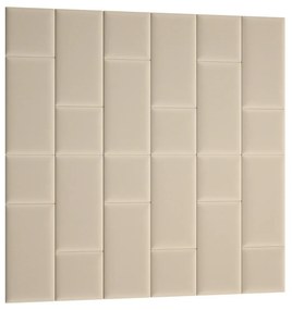 Čalúnený panel na stenu Quito 30x60 cm - béžová