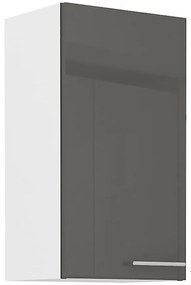 Kuchynská skrinka Lara 40g-72 1f Mdf sedá lesk