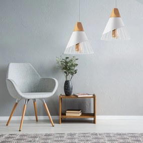 Stropné svietidlo TooLight Scandinavia bielo - zlaté