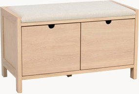 Čalúnená drevená lavica's úložným priestorom Hillmond