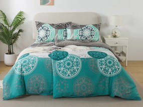 XPOSE® Francúzske bavlnené obliečky ALBÍNA - tyrkysové