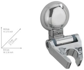 WENKO 20619100-Držiak sprchy FIORINA 6x9 cm lesklý chróm