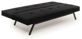 Dvojmiestná rozkladacia pohovka BAKU čierna