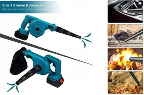 Aku fukár na lístie HAYAMI HA-1045 2v1 + 2x batéria + príslušenstvo