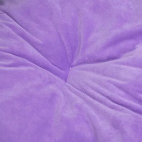 vidaXL Pelech pre psa čierno-fialový 99x89x21 cm plyš a umelá koža-