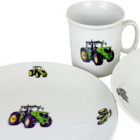 Thun 3-dielna detská jedálenská súprava Nový traktor