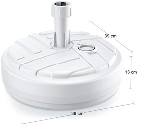 Podstavec pod slnečník MPOD 10 l - biela